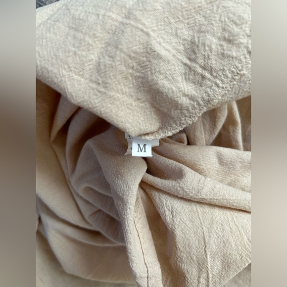 Open Back Beige Midi Dress Size M - Picture 5 of 8